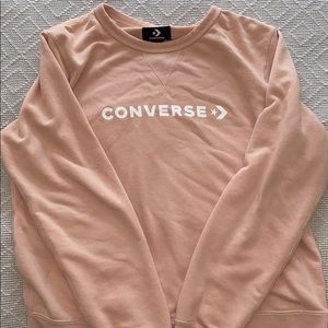 Converse pink crewneck